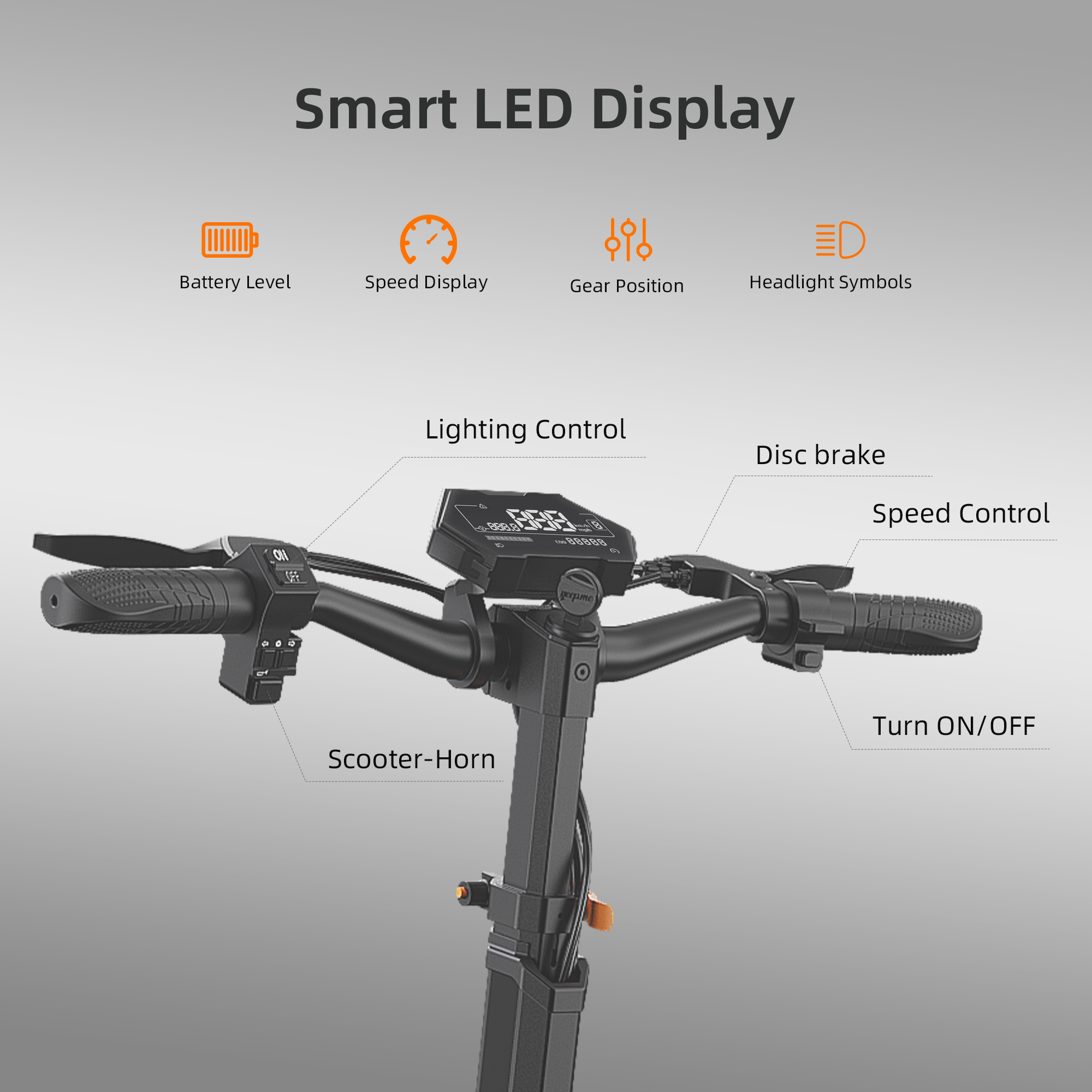 Glidezone  RT6 Foldable Electric Commuter Scooter for Adults, 1000W Motor, 873Wh Battery